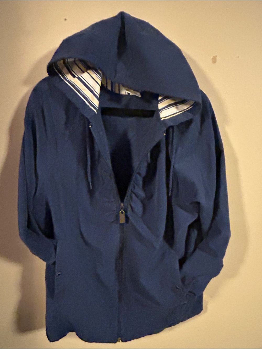 Classic Hooded Utility Jacket in Navy